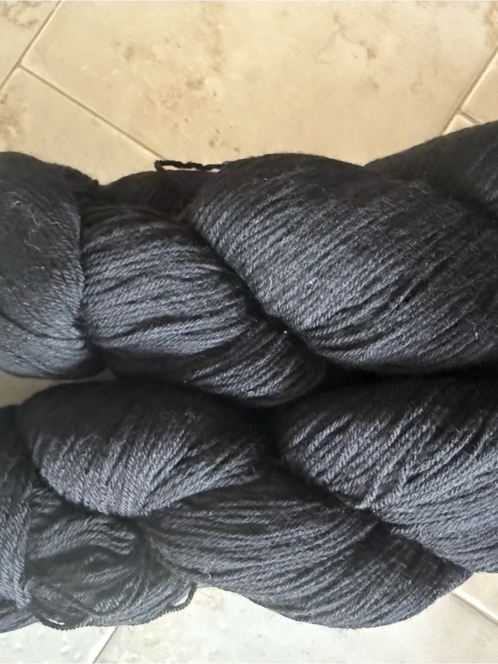 Cloudborn Fibers Black Yarn